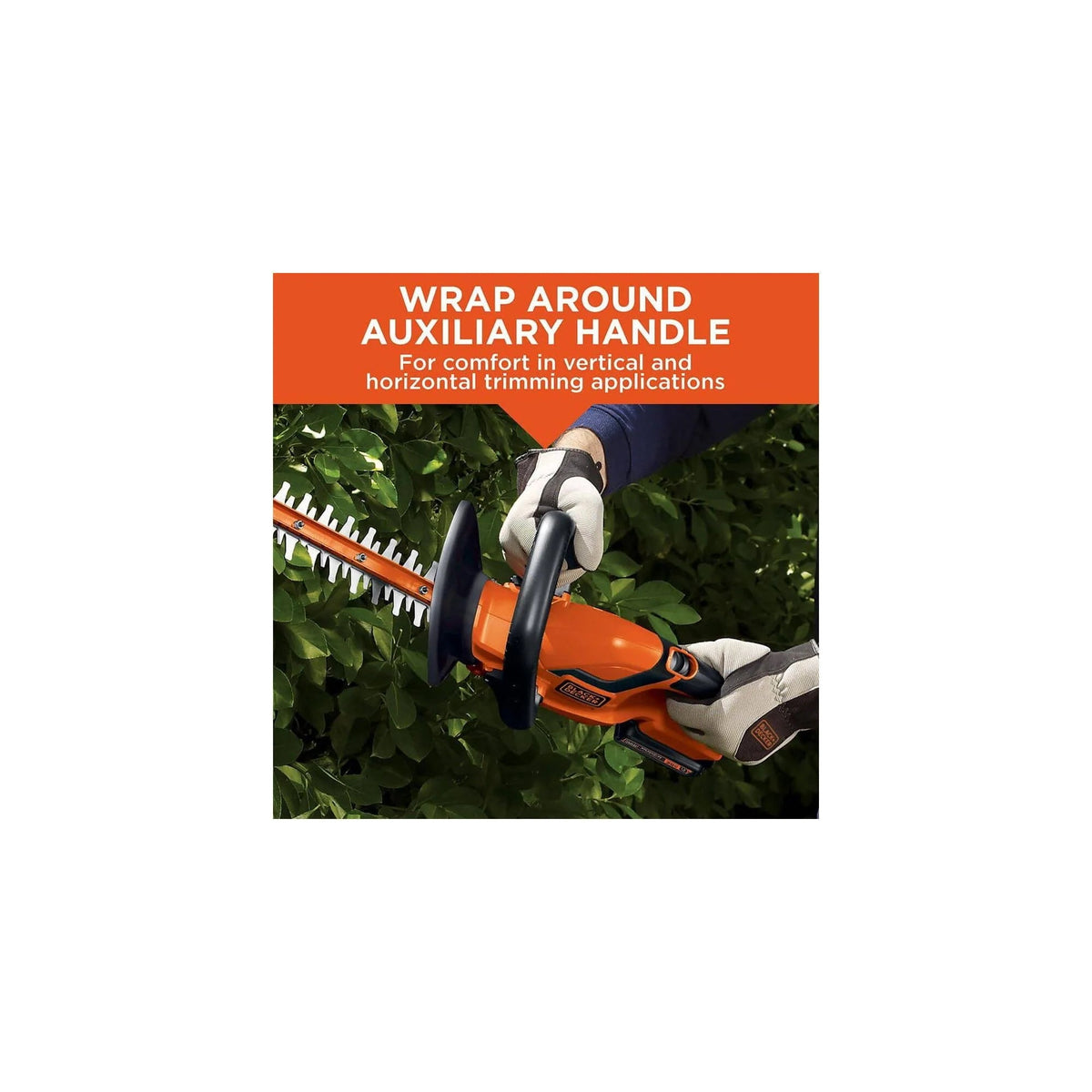 BLACK+DECKER 20V MAX Cordless Lithium 22 in Hedge Trimmer - LHT2220