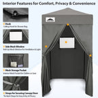 EAGLE PEAK Ultra Compact 4 ft x 4 ft Pop-Up Changing Room Canopy - Flex