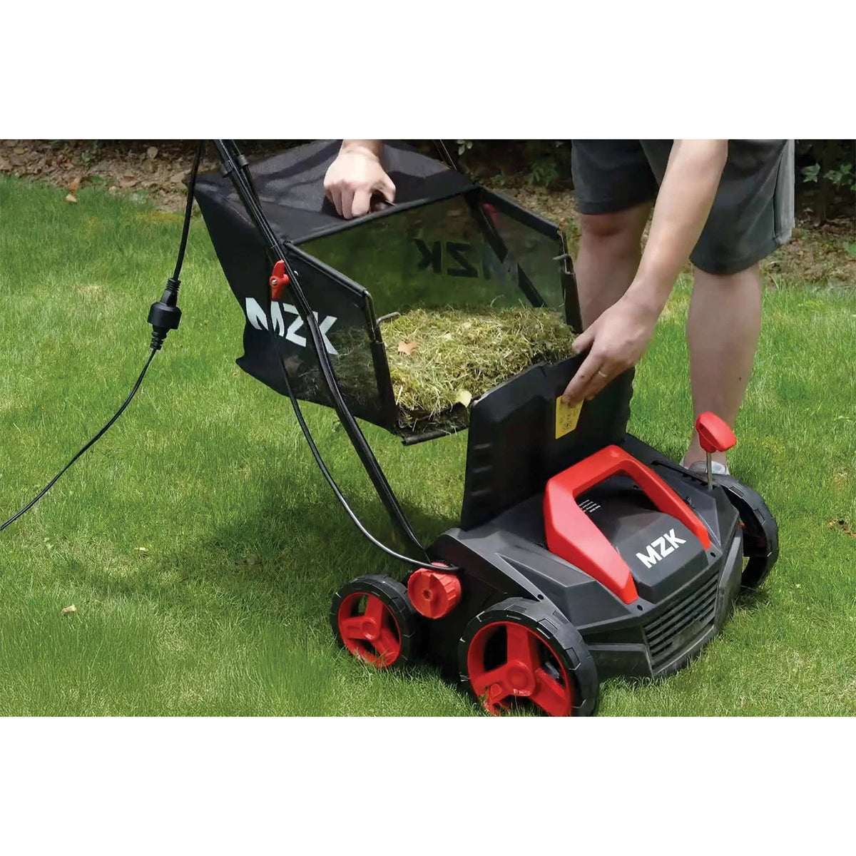 Mzk Electric Dethatcher & Scarifier, 12 Amp, 13in Rake Path