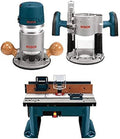 BOSCH Wood Router Tool Combo Kit, 12 Amp, 2.25 Horsepower - 1617EVSPK