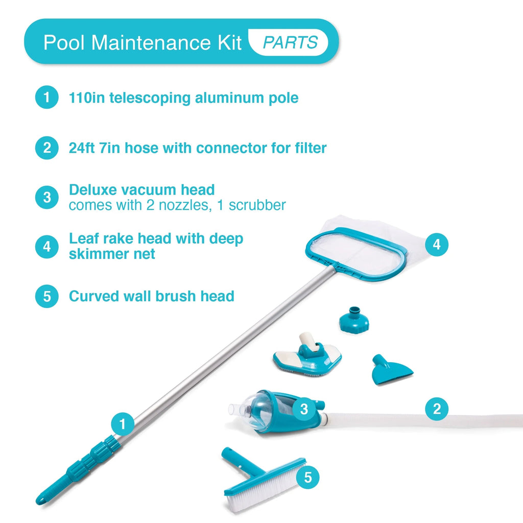 INTEX Easy Set Inflatable Round Pool, 15 ft x 48 in - Filter Pump And Accessories
