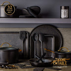 Thyme & Table 32-Piece Non-Stick Cookware & Bakeware Set - Black