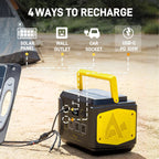 AlphaESS Portable Power Station 1036Wh, 1000W AC Output, 2000W Peak - AP1000