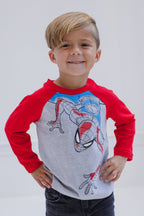 Marvel Spider-Man Toddler Boys 2 Pack Long Sleeve T-Shirts Toddler to Big Kid