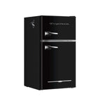 Frigidaire Retro Two-Door Compact Refrigerator With Freezer, 3.1 Cu. Ft., Red