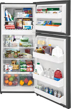 Frigidaire Top-Freezer Refrigerator, 17.6 Cu. Ft., Brushed Steel