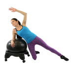 Cando Inflatable Ergonomic Exercise Ball Chair With Air Pump - 20 Inch