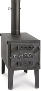 Guide Gear Large Outdoor Wood Burning Stove With Chimney Pipe