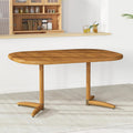 Chromcraft Extendable Dining Table For 4 To 6 Persons With 18 Inch Extension Leaf - Chestnut