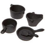 Old Mountain Mini Wood Cook Stove Set, Black, 12 in x 10 1/2 in x 5 1/2 in