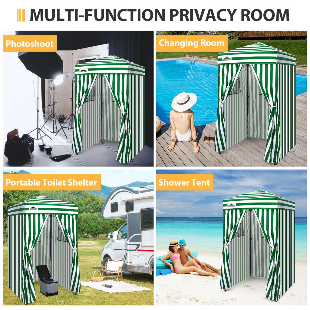 EAGLE PEAK Ultra Compact 4 ft x 4 ft Pop-Up Changing Room Canopy - Flex