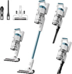 Eureka RapidClean Pro Cordless Stick Vacuum, 250W, 40 Minutes, White - NEC280TL