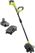 RYOBI 18-Volt Lithium-Ion Cordless Edger, 9 in. Blade, 1.3 Ah Battery And Charger Included