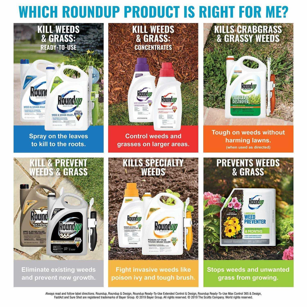 Roundup Super Concentrate Weed & Grass Killer - 50% Concentrated Formula