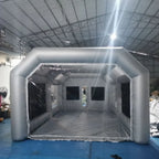 Inflatable Car Paint Spray Booth Work Tent With Filter System 26 x 15 x 10 Ft