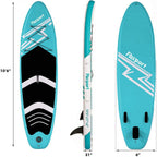 FBSPORT Inflatable Stand Up Paddle Board 11ft x 33in x 6in With SUP Accessories