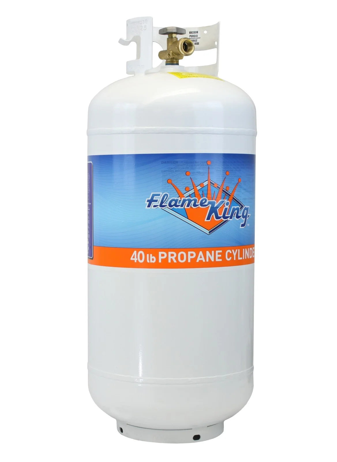 Flame King Steel Propane Tank 40 LB With OPD Valve