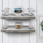 24 Inch Extra Long Floating Wall Shelf Set, 2 Count