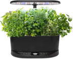 AeroGarden Indoor Hydroponic Garden With 9 Pods, 30W LED Grow Light, 24in Height - Bounty Basic