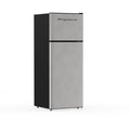 Frigidaire 21 in 7.5 Cu. Ft. Retro Top-Freezer Refrigerator, Standard Door Style, Stainless Look