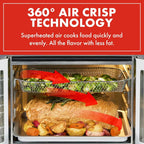 26-Qt. Extra-Large Air Fryer Convection Toaster Oven With French Doors, Stainless Steel