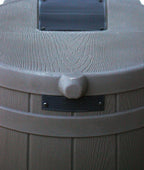 Good Ideas Rain Wizard 50 Gallon Plastic Outdoor Rain Barrel Water Storage Collector