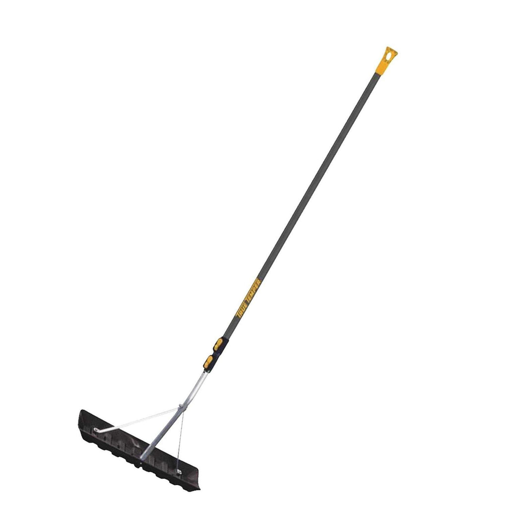 True Temper Snow Roof Rake Scraper With 17-ft Telescoping Handle, 22-in Blade - 193055510