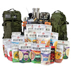 Family Comfort Emergency Survival Kit Backpack, 72 Hour For 2 People, Camo