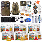 Family Comfort Emergency Survival Kit Backpack, 72 Hour For 2 People, Camo
