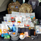 Family Comfort Emergency Survival Kit Backpack, 72 Hour For 2 People, Camo