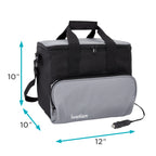 Ivation Portable Electric Cooler Bag, 15 L, Soft-Sided, DC 12V