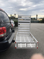Aluminum Hitch Mount Cargo Carrier With 47 in Long Ramp, 1 Pack - 80779