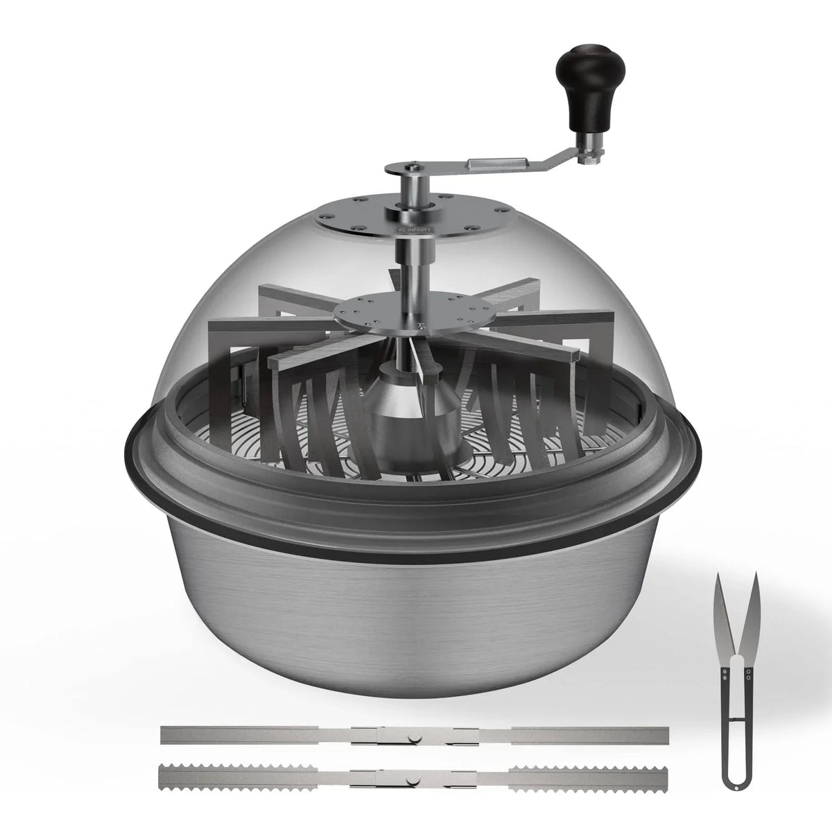 16in Bud Leaf Bowl Trimmer With Stainless Steel Blades