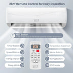 Mini Split Air Conditioner And Heater, 12000 BTU, White - 1015-CYFP
