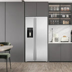 Side-By-Side Built-In Refrigerator With Freezer And Ice Maker, 36 in, 20.01 Cu. Ft., Stainless Steel - F4506