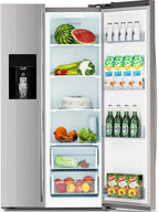 Side-By-Side Built-In Refrigerator With Freezer And Ice Maker, 36 in, 20.01 Cu. Ft., Stainless Steel - F4506