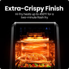 Chefman Digital Air Fryer With Rotisserie, 10 Qt, 17 Presets - CRJ38-10-RDO-V2