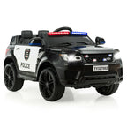 Kids Ride-On Police Car 12V Battery-Powered Electric Toy With 2.4G Remote Control