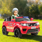 Kids Ride-On Police Car 12V Battery-Powered Electric Toy With 2.4G Remote Control