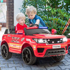 Kids Ride-On Police Car 12V Battery-Powered Electric Toy With 2.4G Remote Control