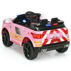 Kids Ride-On Police Car 12V Battery-Powered Electric Toy With 2.4G Remote Control