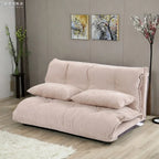 Orisfur Adjustable Folding Futon Sofa With Two Pillows