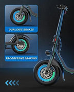 URBANMAX Electric Scooter With Seat, 450W, 22 Miles, Black - C1