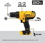 20V MAX Cordless Drill And Impact Driver Combo Kit With 2 Batteries And Fast-Charging Station - DCD771