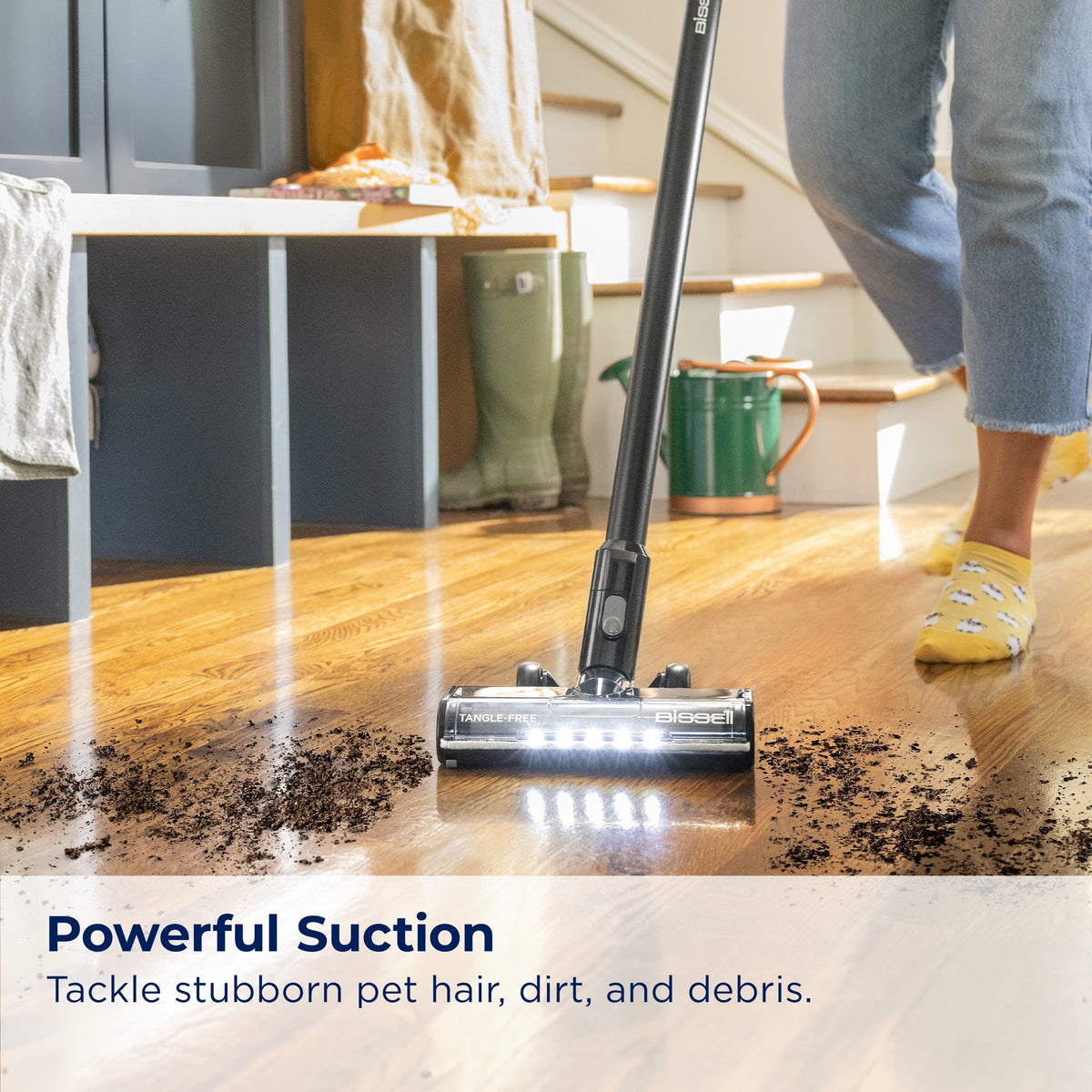 Bissell CleanView XR Cordless Stick Vacuum With Removable 24V Max Lithium-Ion Battery - 3-in-1
