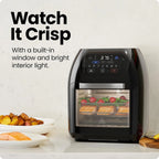 Chefman Digital Air Fryer With Rotisserie, 10 Qt, 17 Presets - CRJ38-10-RDO-V2