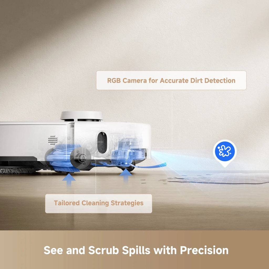 MOVA Robot Vacuum Cleaner With Removable Liftable Mop And 19,000Pa Suction - P50 Pro Ultra