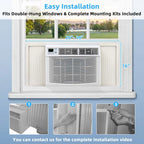 10000 BTU Window Air Conditioner With Remote, ECO Mode And Dehumidifier - White