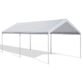 Caravan Canopy Sports Portable Garage Heavy Duty Shelter, White, 10x20 ft - Domain