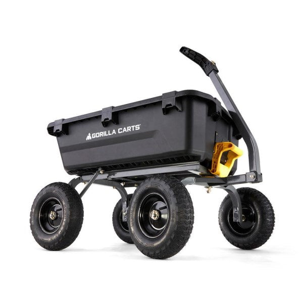 Gorilla Carts Poly Yard Dump Cart - 6.5 Cu. Ft., 1200 Lb.